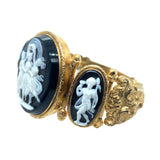 Victorian Gold and cameo bracelet