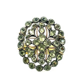 Chrysoberyl gold and silver antique ring