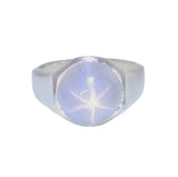 Tiffany Art Déco platinum and star sapphire ring, 1935