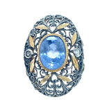 Belle Epoque diamond and sapphire ring
