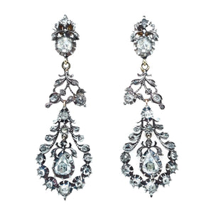 Georgian diamond earrings