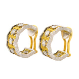 Buccellati, gold and diamond earrings