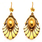 Victorian gold earrings