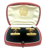 Cartier gold vintage cufflinks